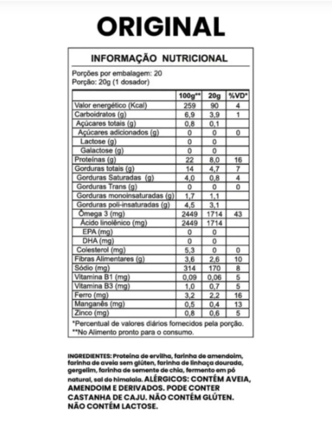 Bready Original, Super Pão Proteico Low Carb Sem Glúten 400g, Hevo
