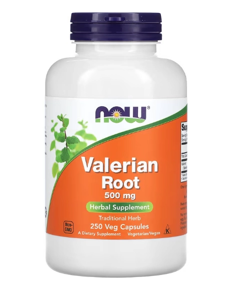 Valeriana Root, 500mg, 250 capsulas, Now