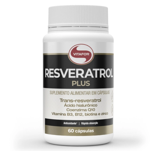 Resveratrol Plus, 60 Cápsulas, Vitafor