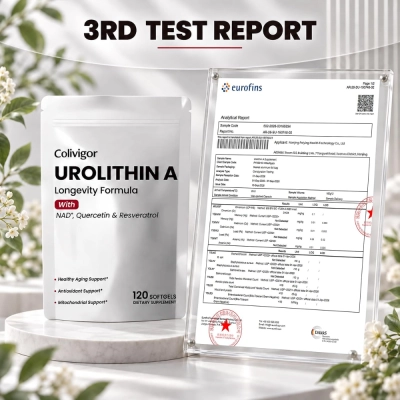 Urolitina A Complex, 1000mg, 120 Cápsulas, Colivigor