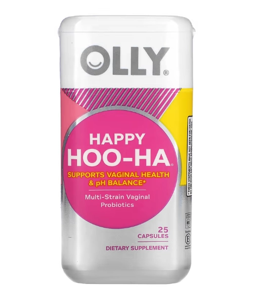 Happy Hoo-Ha, Saúde íntima Feminina, 25 Cápsulas, OLLY