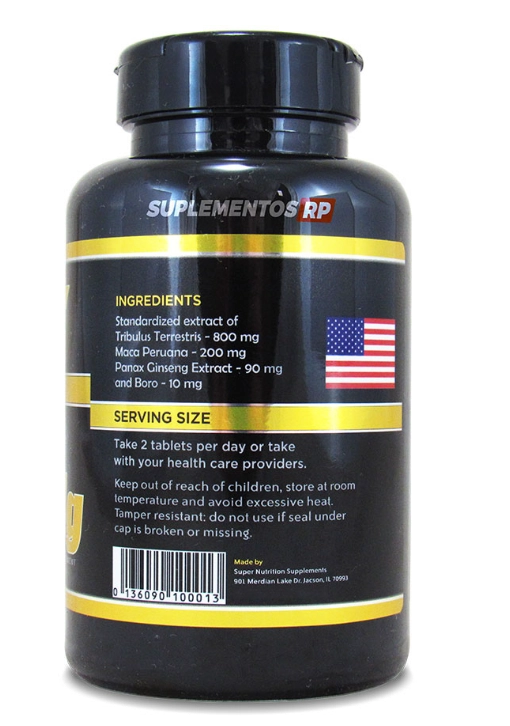 Tribulus Max Premium 800mg, 90 Comprimidos, Super Nutrition