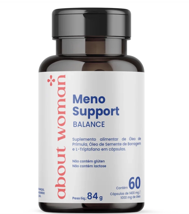 Meno Support Balance, Equilíbrio Hormonal da Mulher, 60 Cápsulas, About Woman