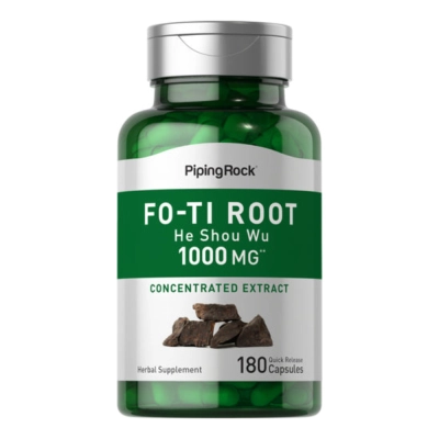 Fo-ti Root, He Shou Wu, 1000mg, 180 Cápsulas, PipingRock