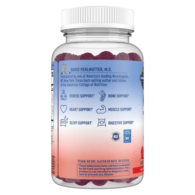 Magnésio com Pré e Probióticos, 40 Gomas, Sabor Framboesa, Garden of Life