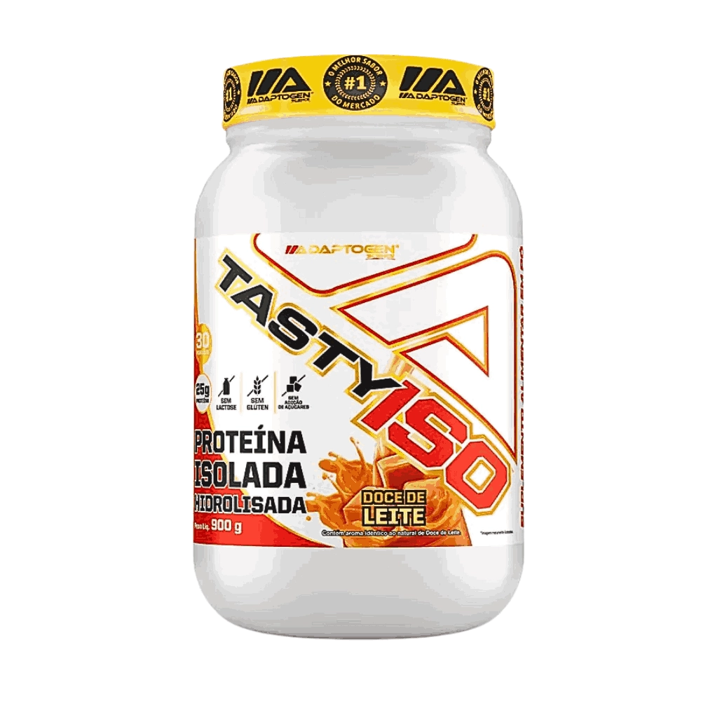 Whey Isolado Hidrolisado, 900g, Tasty Iso, Adaptogen