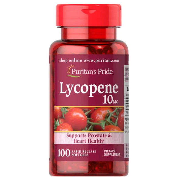 Licopeno (Lycopene), 10mg, 100 Cápsulas, Puritan's Pride