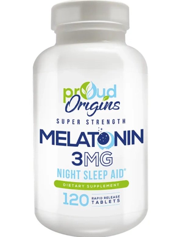 Melatonina, 3mg, 120 tablets, Proud Origins