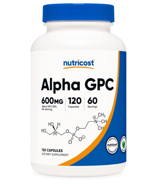 Alpha GPC, 600mg, 120 cápsulas, Nutricost