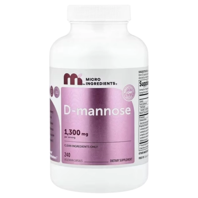 D-Mannose Complex, 1300mg, 240 Cápsulas, Micro Ingredients