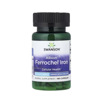 Ferrochel Iron, 18mg, 180 Cápsulas, Swanson