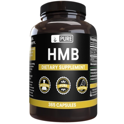 HMB, Precursor de Aminoácidos, 365 Cápsulas, Pure