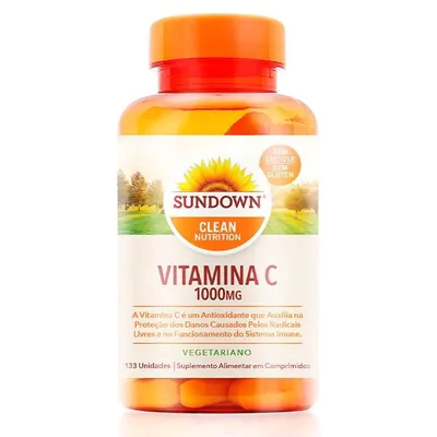 Vitamina C, 1000MG, 180 Comprimidos, Sundown