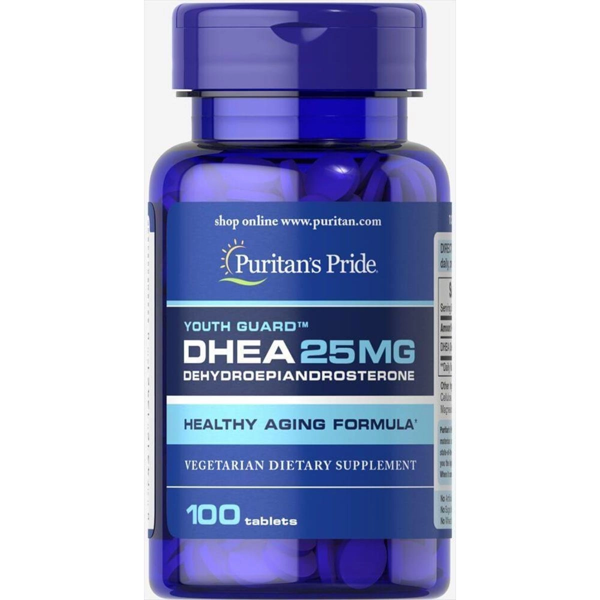 Dhea 25mg, 100 Comprimidos, Puritans Pride