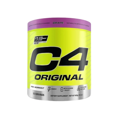 C4 Pre Workout Original, Energia, Foco e Pump no Treino, Alta Performance, 50 Doses, Cellucor