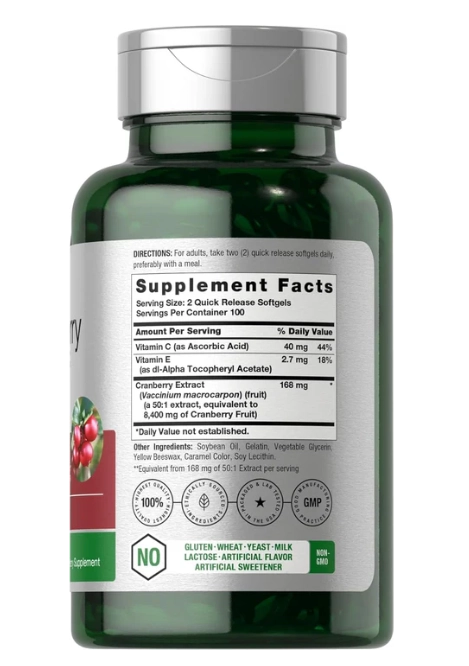 Cranberry Com Vitamina C, 8400mg, 200 cápsulas, Horbaach