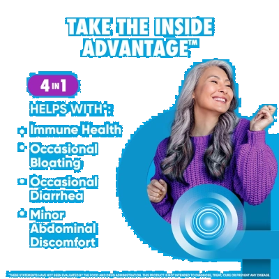 Probiótico Diário 4 em 1, Conforto Digestivo e Equilíbrio Intestinal, 80 Cápsulas, Digestive Advantage