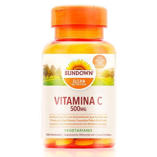 Vitamina C, 500mg, 100 comprimidos, Sundown