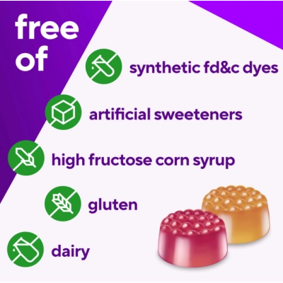 Men's 50+ Daily Multivitamin, Multivitamínico Diário Masculino 50+, 120 Gomas Sabor Maçã e Frutas cítricas, Vitafusion