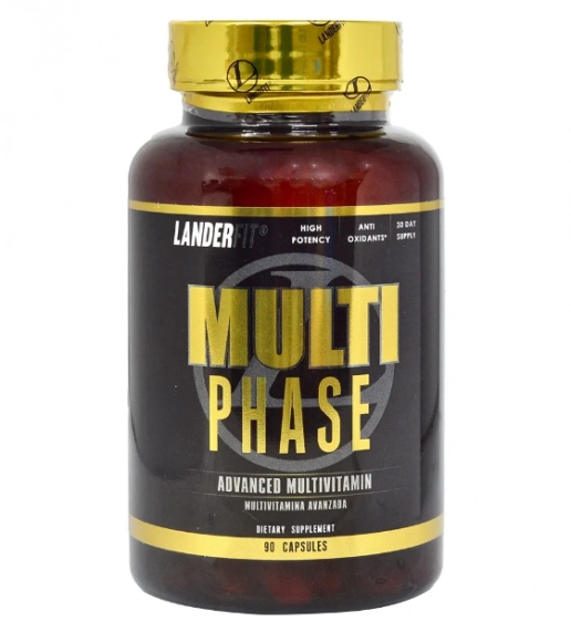 Multi Fase Advanced Multivitamínico, 90 Cápsulas, Landerfit