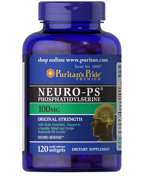 Neuro Ps, Fosfatidilserina 100mg, 120 Softgels, Puritan's Pride