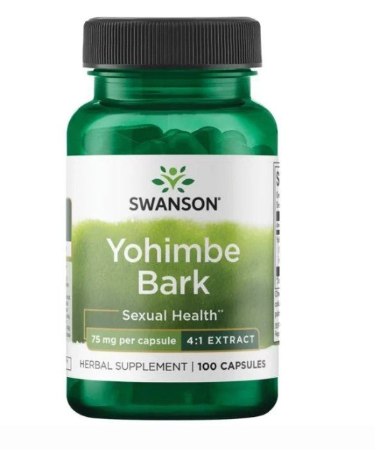 Yohimb Bark, 300mg, 100 Cápsulas, Swanson