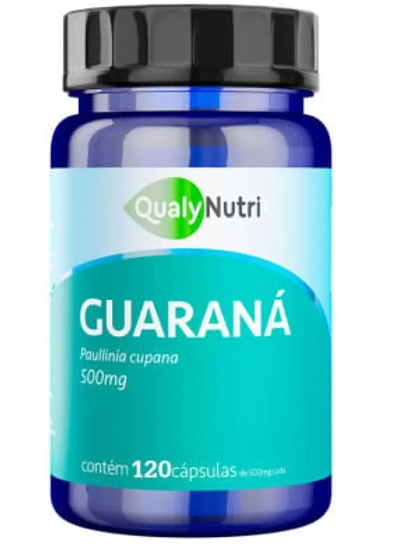Guaraná, 500mg, 120 Cápsulas, QualyNutri