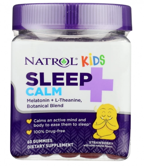 Sleep Calm Kids, 60 Gomas Sabor Morango, Natrol