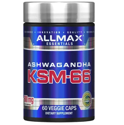Ashwagandha KSM-66, 60 Cápsulas, Allmax Nutrition