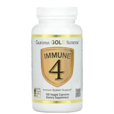 Immune4, Auxílio ao Sistema Imunológico, 60 Cápsulas California Gold