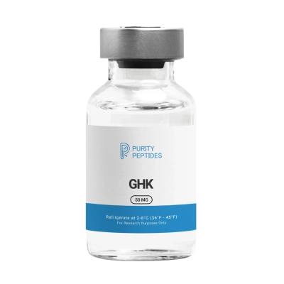 GHK-CU, 50mg, com Água Bacteriostática, 3ml, Purity Peptideos