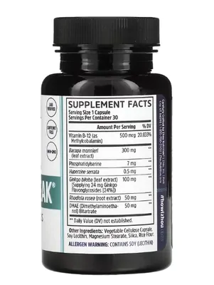Neuro-Peak, 30 Cápsulas, Zhou Nutrition