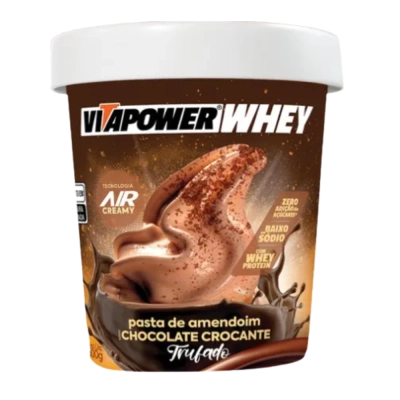 Vitapower Pasta De Amendoim, Sabores, 600g, Vitafor
