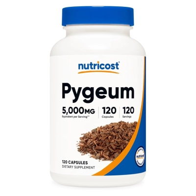 Pygeum 5000 mg, 120 Cápsulas, Nutricost