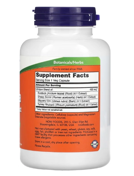 Extrato de Ervas Ojibwa, 450mg, 180 Cápsulas, Now