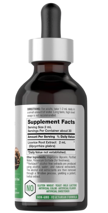Licorice Root Extract, Raiz de Alcaçuz, 59ml, Horbaach
