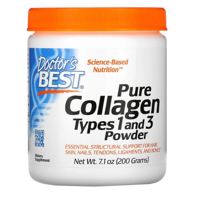 Colágeno Tipo 1 e 3 em Pó 200g Doctor's Best