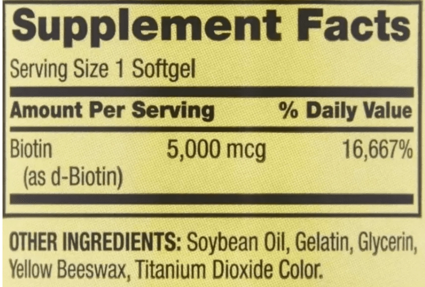 Biotina 5000mcg, 240 Cápsulas, Spring Valley
