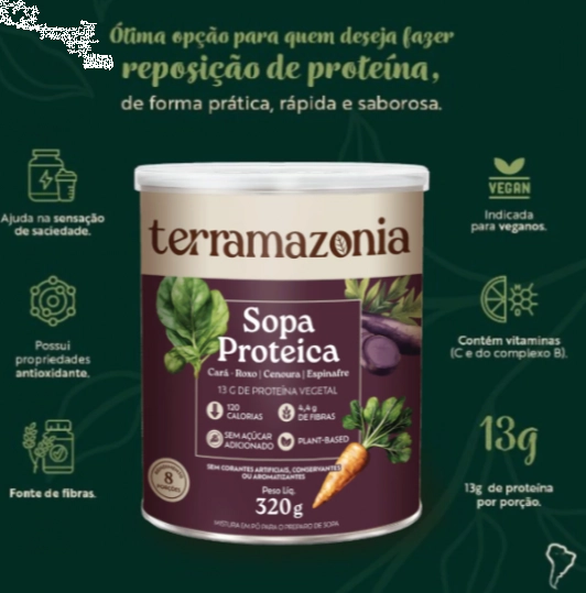 Sopa Proteica, 320g, Terramazonia