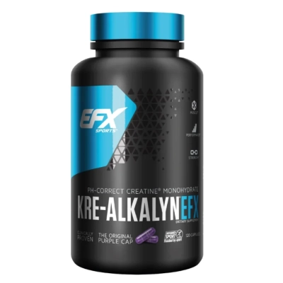 Kre Alkalyn, Creatina Alcalina de Alta Performance, 120 Cápsulas, EFX Sports