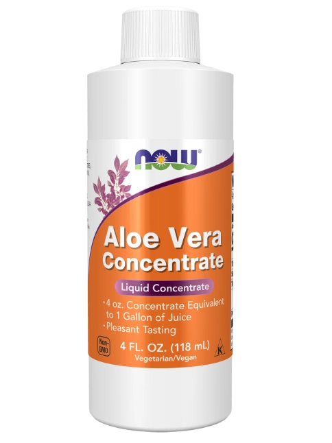 Aloe Vera Liquida Concentrado, 118Ml, Now
