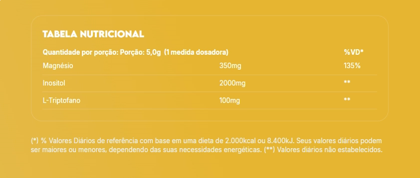 Magnésio + Inositol Relief 2.0, Sabor Maracujá, 375g, True Source
