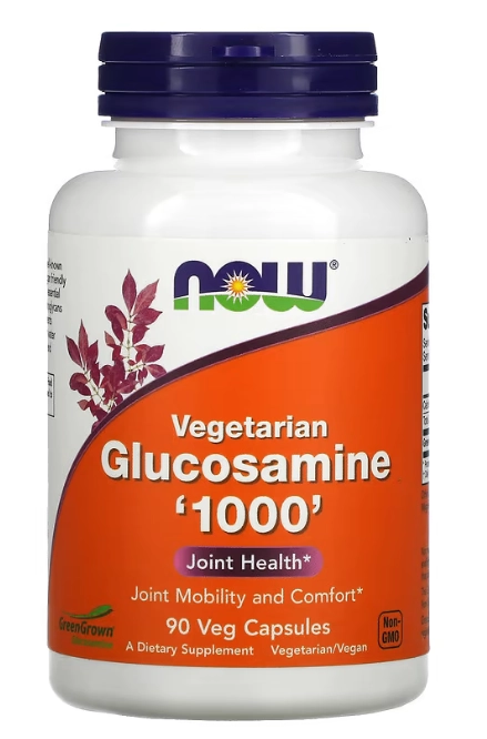 Glicosamina Vegetariana 1000, 90 Cápsulas, Now