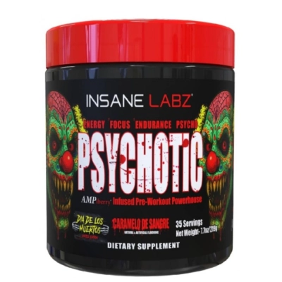 Pre Treino Psychotic Red, Sabores, Insane Labz