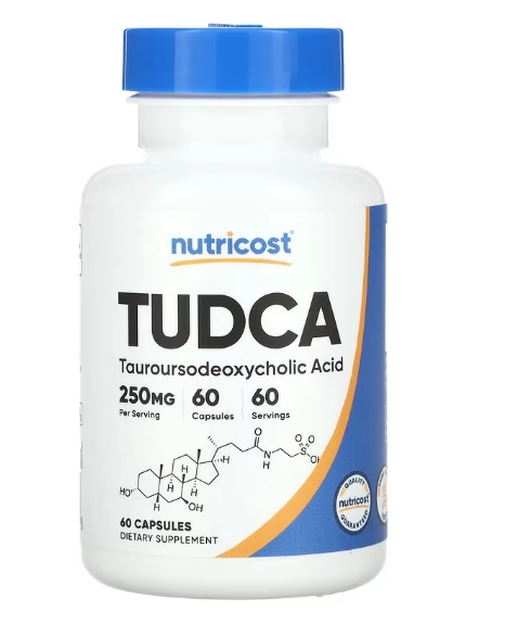 TUDCA, 250mg, 60 Cápsulas, Nutricost