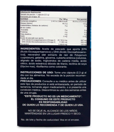 Triple Strength Fish Oil +Resveratrol, 60 softgels, GNC