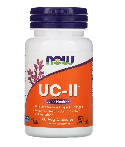 UC-II, Colágeno Tipo II, Saúde das articulações, 40mg, 60 Cápsulas, Now