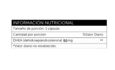 DHEA 50mg, 90 Cápsulas, LanderFit