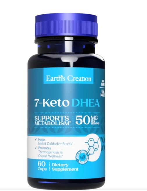 7-Keto 50mg, 60 Cápsulas, Earth´s Creation