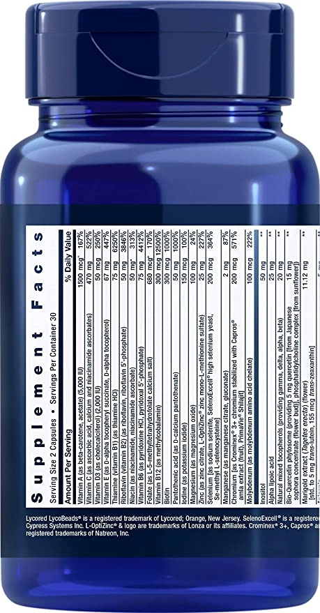 Multivitamínico, Two Per Day, Life Extension 60 Cápsulas